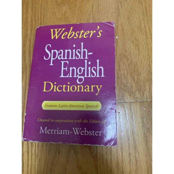 Like New Book Websters Spanish - English Dictionary - Picture 5 of 8